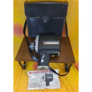 Vintage Anscomatic 62 Super 8 Movie Camera With Case Not Working‎